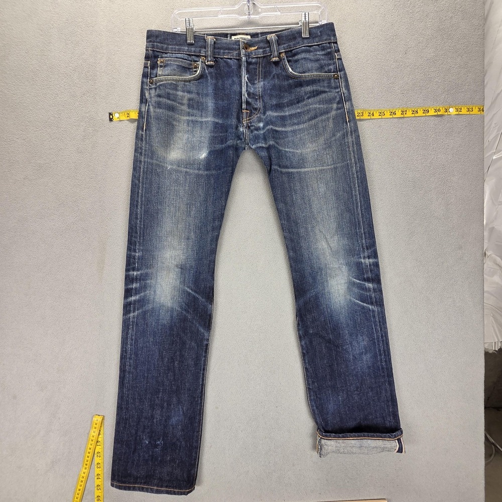 Edwin Jeans Mens 32x32 Blue Selvedge Japanese Denim Whiskers Honeycomb